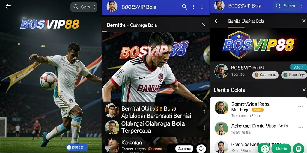 Tampilan antarmuka aplikasi BOSVIP88 yang informatif dan menarik.