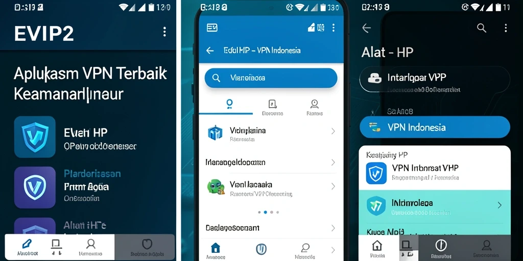 Tampilan antarmuka aplikasi EVIP2 yang modern dan ramah pengguna.