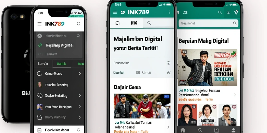 Antarmuka aplikasi INK789 yang intuitif dan user-friendly.