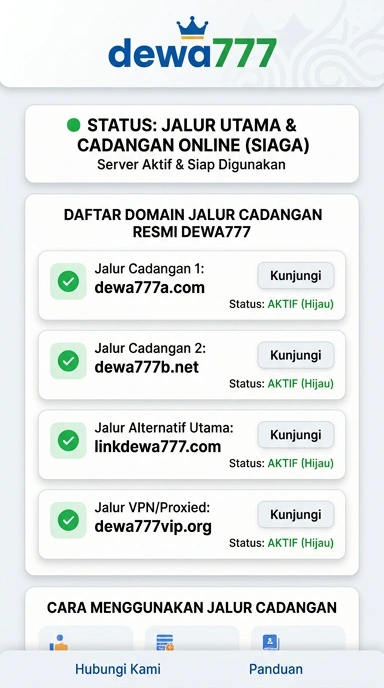 Link Alternatif Dewa777 untuk Pengguna Android