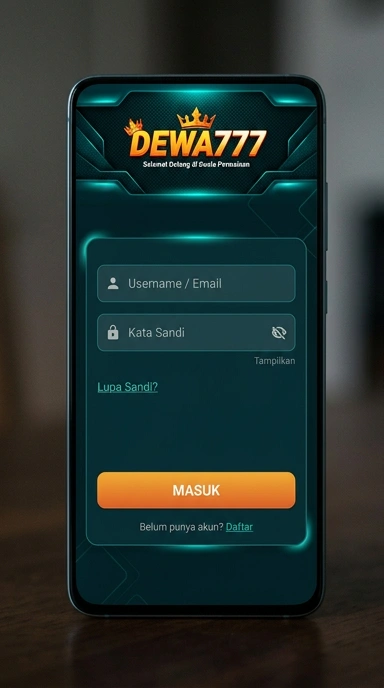 Masuk Akun dewa777 untuk Pengguna Android